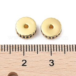 Rack Plating Brass Micro Pave Cubic Zirconia Beads&nbsp;KK-F879-14G-05