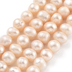 Natural Cultured Freshwater Pearl Beads Strands&nbsp;PEAR-C003-16A