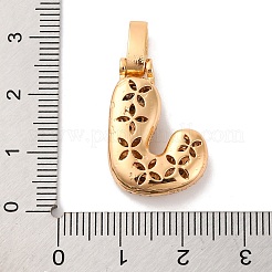 Brass Micro Pave Cubic Zirconia Pendants&nbsp;KK-C076-29J-G01