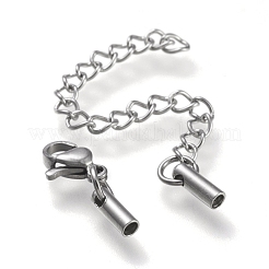 Tarnish Resistant 304 Stainless Steel Curb Chain Extender&nbsp;STAS-K195-29P-014