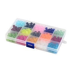 1Box 15 Color Transparent Glass Beads&nbsp;GLAA-X0011-02-6mm