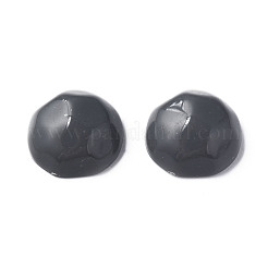 オペークアクリルカボション  多面カット  半円  グレー  23x22x11mm  約140個/500g&nbsp;MACR-S373-138-A02