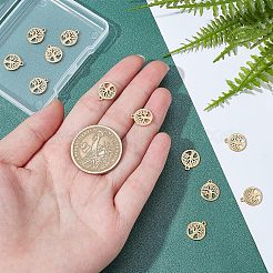 12Pcs PVD Vacuum Plating 201 Stainless Steel Charms&nbsp;STAS-UN0029-32