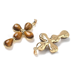 Natural Tiger Eye Pendants&nbsp;GG-CBA9F30-02G-19