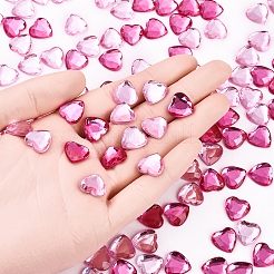 200Pcs 2 Colors Imitation Taiwan Acrylic Rhinestone Cabochons&nbsp;GACR-YW0001-06