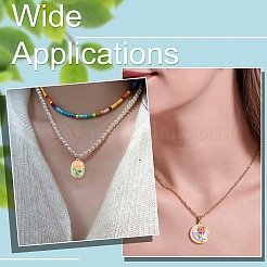 16Pcs 8 Styles Alloy Enamel Pendants&nbsp;FIND-CJ0004-56
