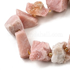 Raw Rough Natural Pink Opal Beads Strands&nbsp;G-Z087-B21