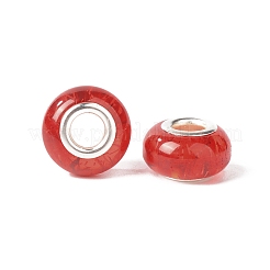 Rondelle Resin European Beads&nbsp;RPDL-A001-01-04