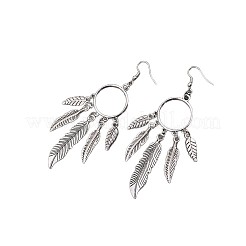 Zinc Alloy Dangle Earrings for Women&nbsp;WG349F2-01