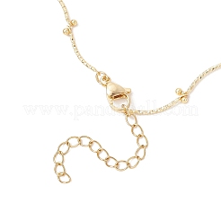 Brass Twist Bar Link Chain Necklaces&nbsp;NJEW-JN05387