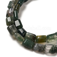 Natural Moss Agate Beads Strands&nbsp;G-G085-A17-01