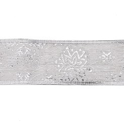 Snowflake Pattern Cotton Ribbon&nbsp;DIY-P012-01A-01