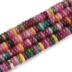 Dyed Natural White Jade Beads Strands&nbsp;G-T142-6mm-05B