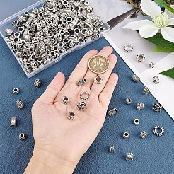 180Pcs 12 Style Tibetan Style Alloy Beads&nbsp;FIND-NB0002-86