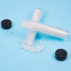 プラスチックビーズ収納ケース  ボトル  コラム  透明  105x20mm&nbsp;CON-PH0001-10
