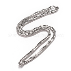 Non-Tarnish Men's Cuban Link Chain Necklaces&nbsp;NJEW-L172