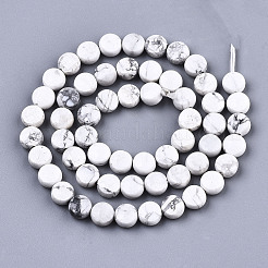 Natural Howlite Beads Strands&nbsp;G-N328-023