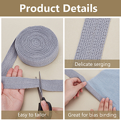 10 Yards Polyester Braided Ribbon&nbsp;OCOR-BC0007-63B