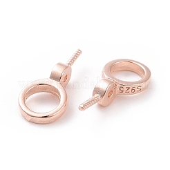 925 Sterling Silver Screw Eye Peg Bails&nbsp;LS-STER-D035-46RG