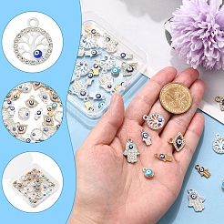 36Pcs 6 Styles Alloy Charms&nbsp;ENAM-FS0002-38