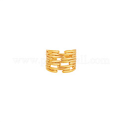 304 Stainless Steel Cuff Open Rings&nbsp;WG78D4A-01
