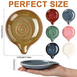 Round Ceramic Utensil Rest&nbsp;PR-FZCA307-06