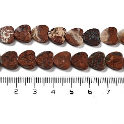 Natural Red Jasper Beads Strands&nbsp;G-L420-25-10mm-13