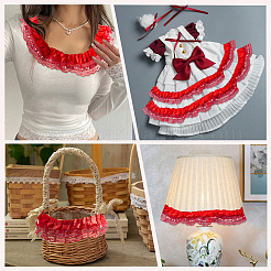 5M Double Polyester Lace Trim for Sewing Decoration&nbsp;OCOR-CY0001-63A