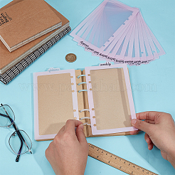 12Pcs PVC Tab Binder Dividers for Binders&nbsp;AJEW-BC0010-06C