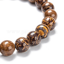 Natural Gemstone Stretch Beaded Bracelets&nbsp;G-A185-01N