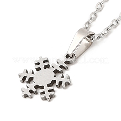 Non-Tarnish 306 Stainless Steel Pendant Necklace for Women&nbsp;LS-NJEW-Q772-01P-07