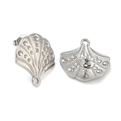 304 Stainless Steel Stud Earring Findings&nbsp;STAS-Z175-02P-02