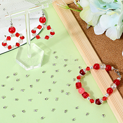 400Pcs 304 Stainless Steel Smooth Surface Bead Tips&nbsp;STAS-SC0006-99