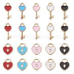 Alloy Enamel Pendants&nbsp;ENAM-TA0002-22