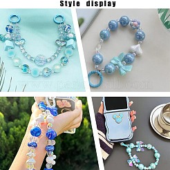 80G DIY Acrylic Beads & Pendants Mobile Phone Wrist Strap Making Finding Kit&nbsp;MACR-GO0001-08B