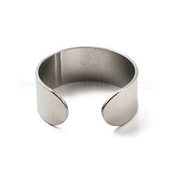 304ステンレス鋼オープンカフリング部品  ループリングベース  ステンレス鋼色  8mm  穴：3mm  調整可能&nbsp;LS-STAS-Z091-03P-01