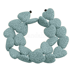 Dyed Natural Lava Rock Bead Strands&nbsp;G917-8