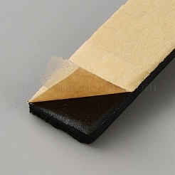 EVA粘着シールストリップ  ドア＆ウィンドウフォームシールストリップ用  ブラック  15x3mm  約5m /ロール&nbsp;AJEW-WH0459-89A