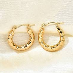 304 Stainless Steel Hoop Earrings for Women&nbsp;EJEW-L296-071G