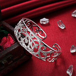 Brass Cuff Bangles&nbsp;BJEW-BB18056
