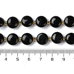 Natural Black Tourmaline Beads Strands&nbsp;G-H005-B10-01