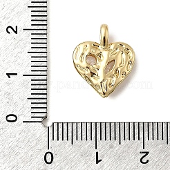 Brass Micro Pave Cubic Zirconia Pendants&nbsp;KK-D003-03G