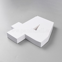 紙製保存皿  数4  ホワイト  259x220x30mm&nbsp;AJEW-WH20020-092A