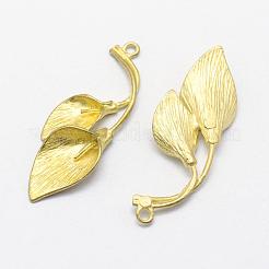 Brass Peg Bails Pendants&nbsp;KK-F721-174C-RS
