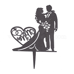 Valentine's Day DIY Acrylic Cake Card Decoration&nbsp;AJEW-WH0248-11B
