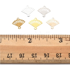 200Pcs 5 Colors Brass Laser Cut Hollow Connector Charms&nbsp;KK-FS0001-71