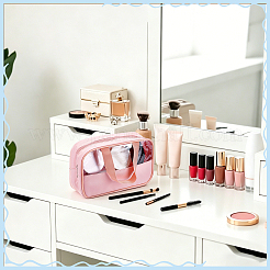 9Pcs 3 Colors PVC Clear Window Cosmetic Bag&nbsp;AJEW-GW0001-14