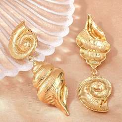 304 Stainless Steel Stud Dangle Earrings for Women&nbsp;SA-H001-09G