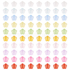 100Pcs 10 Colors Transparent Acrylic Beads&nbsp;TACR-TA0001-44