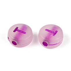Luminous Frosted Acrylic Beads&nbsp;FACR-T008-02T